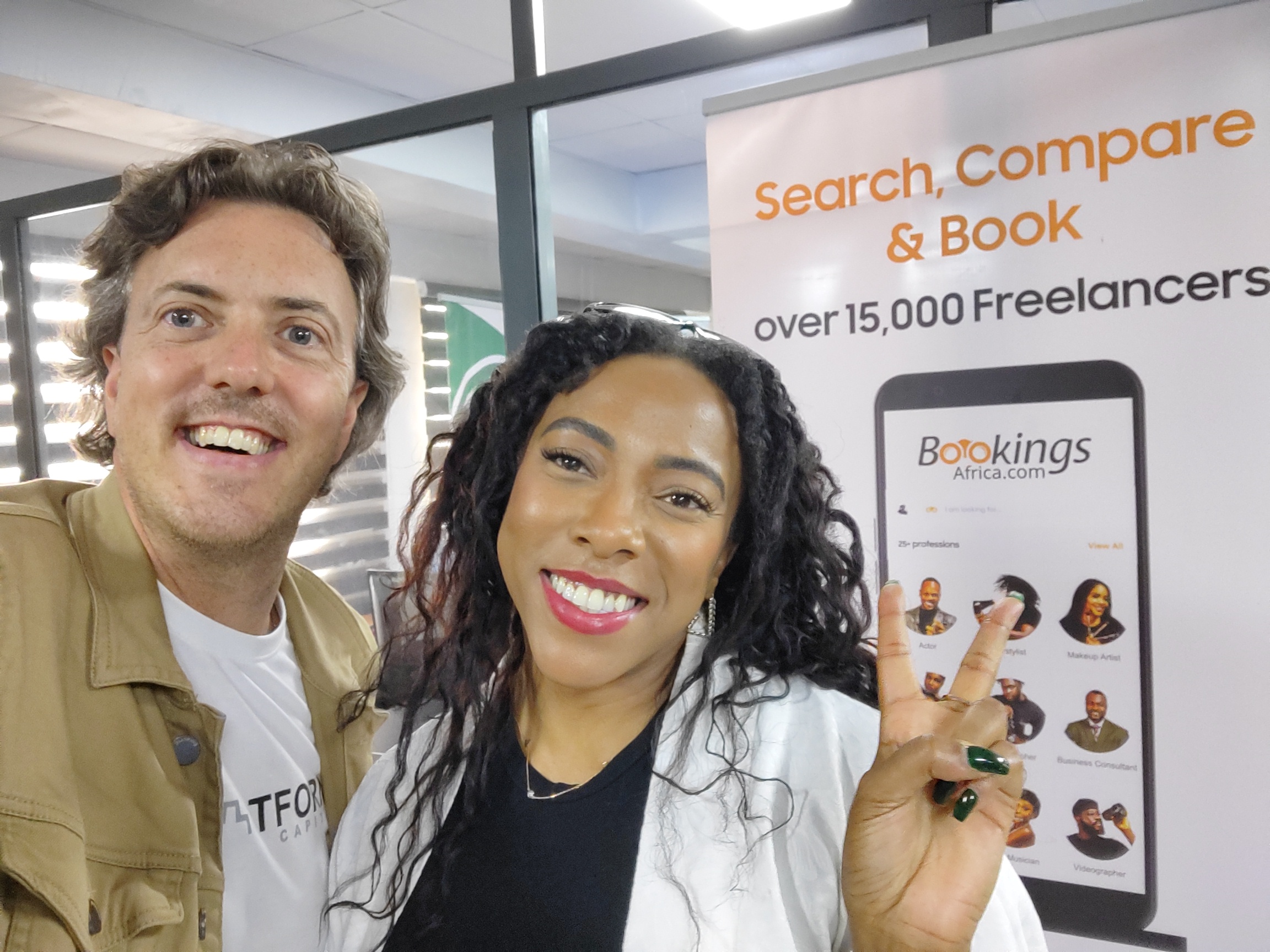 Roman Weishäupl meeting with African entrepreneurs and investors in Nigeria