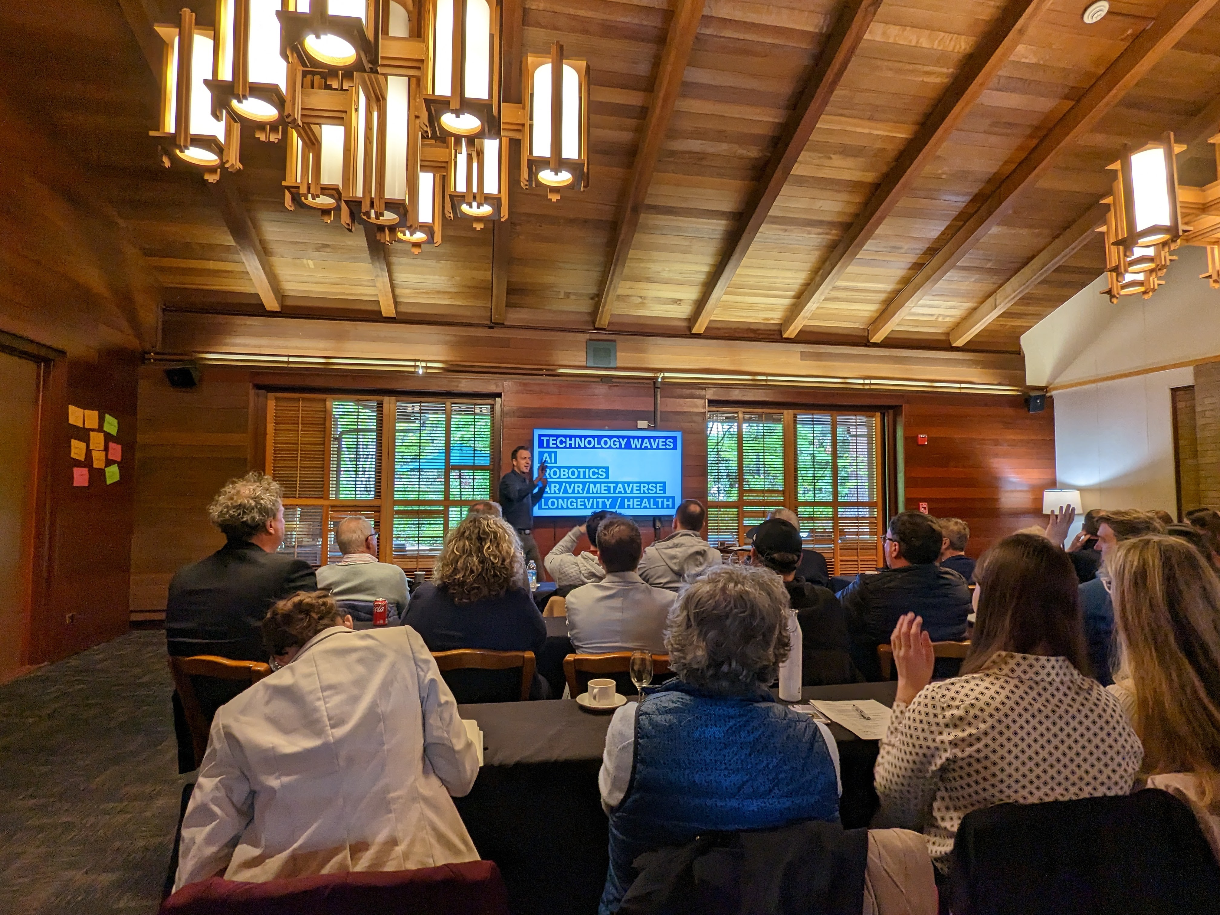 Workshop session on Silicon Valley startup methodology and design thinking at Stanford